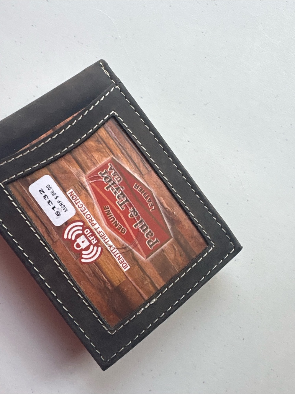 Paul & Taylor Genuine Leather Front Pocket Wallet with Money Clip